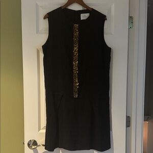 ⚜️MASKIT⚜️
NWOT-Black High End Designer Luxury Dress Gold Embellishments, S 44